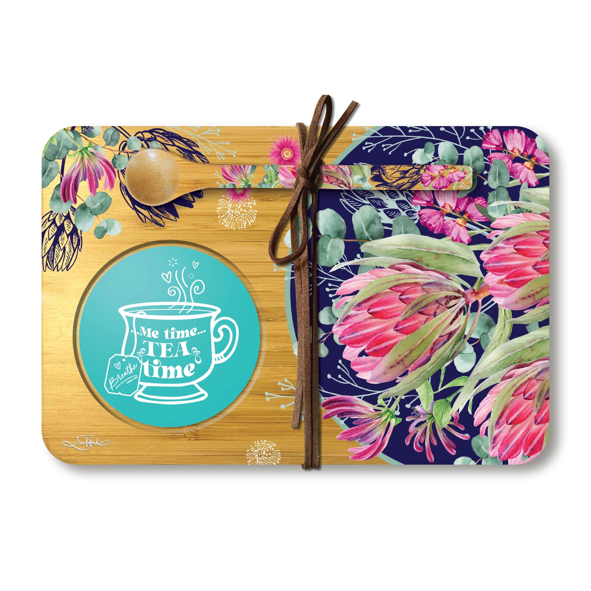 Lisa Pollock Tea Time Tray and Spoon | Blush Beauty