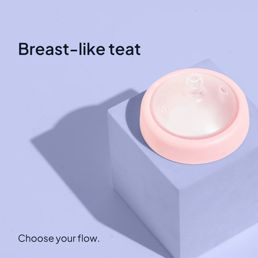 Little Stackers 180ml Baby Bottle Twin Pack | Green/Black