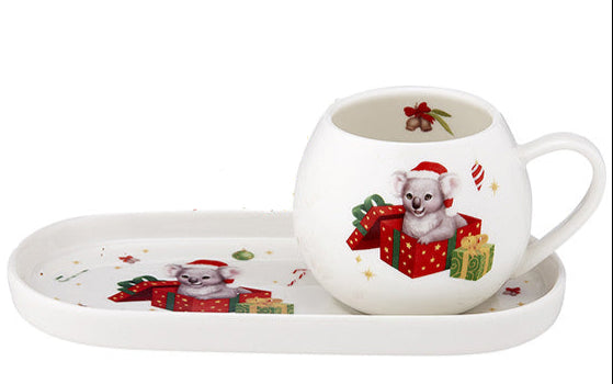Ashdene Mug and Plate Set | Little Aussie Christmas Koala