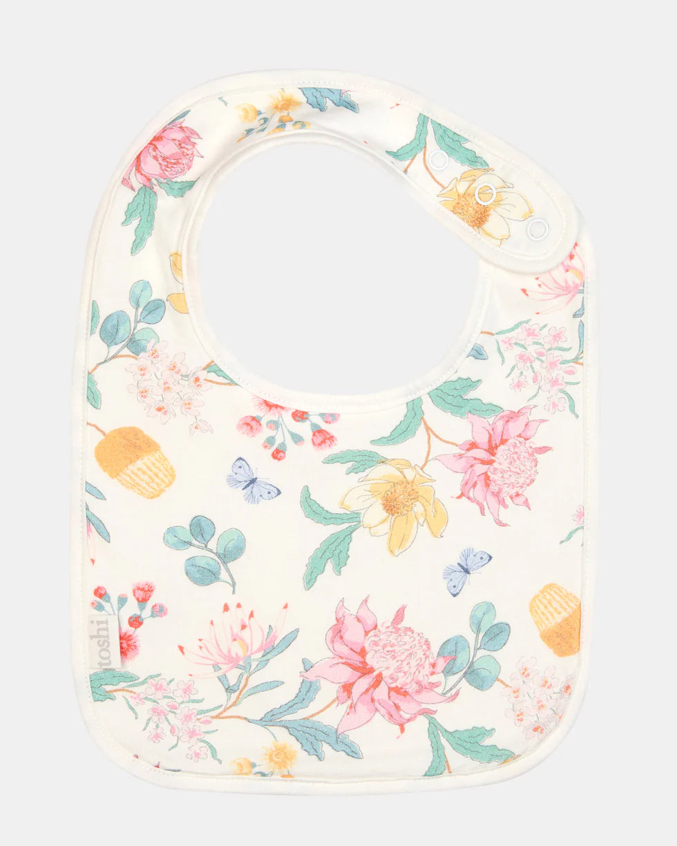 Toshi Baby Bib Down Under | Waratah Dawn