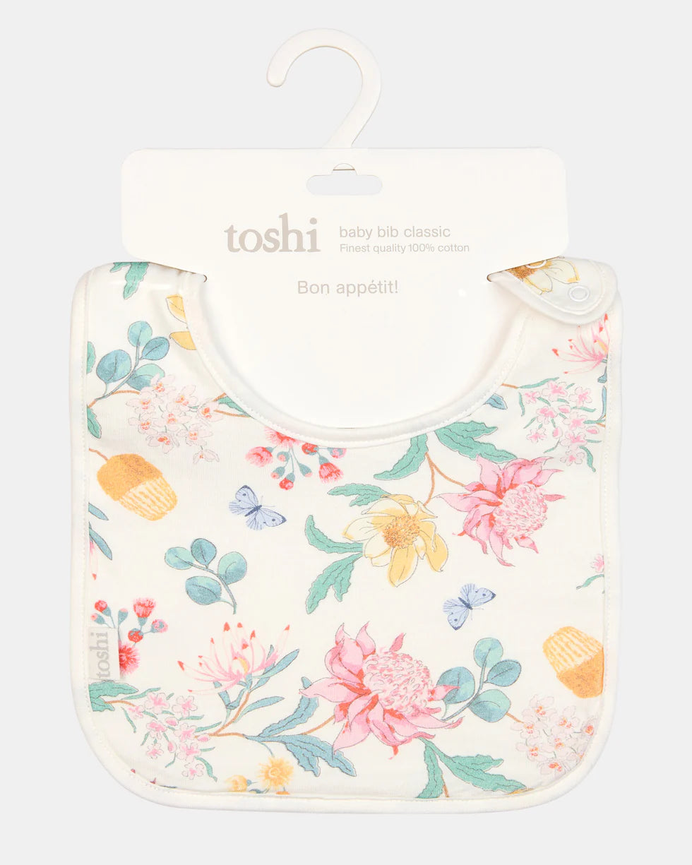 Toshi Baby Bib Down Under | Waratah Dawn