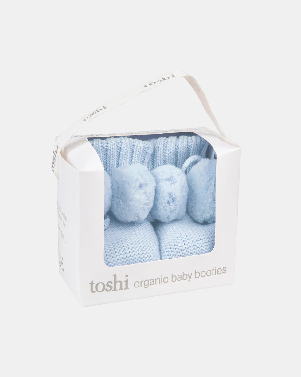 Toshi Organic Booties Marley | Bluebird