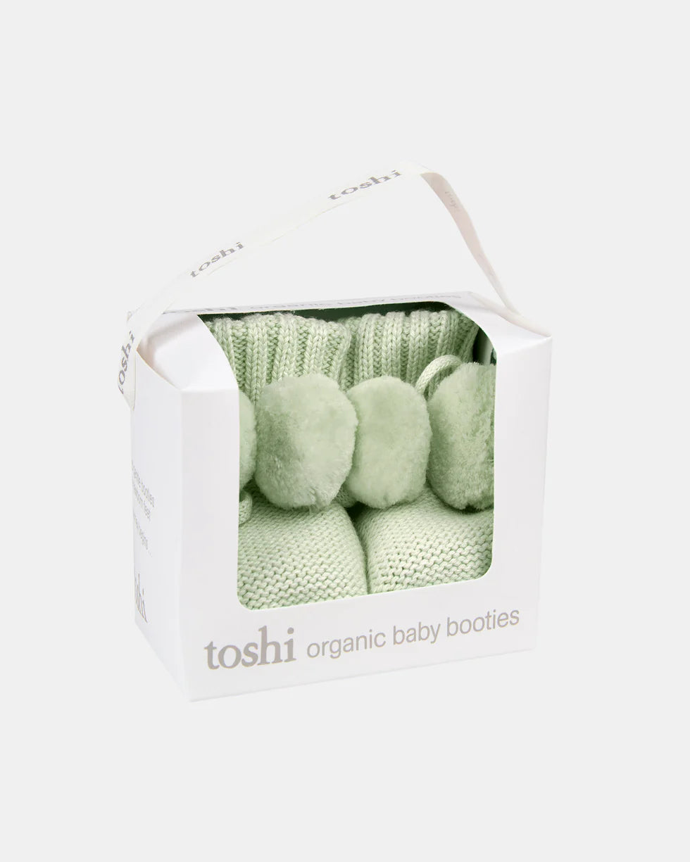 Toshi Organic Booties Marley | Matcha
