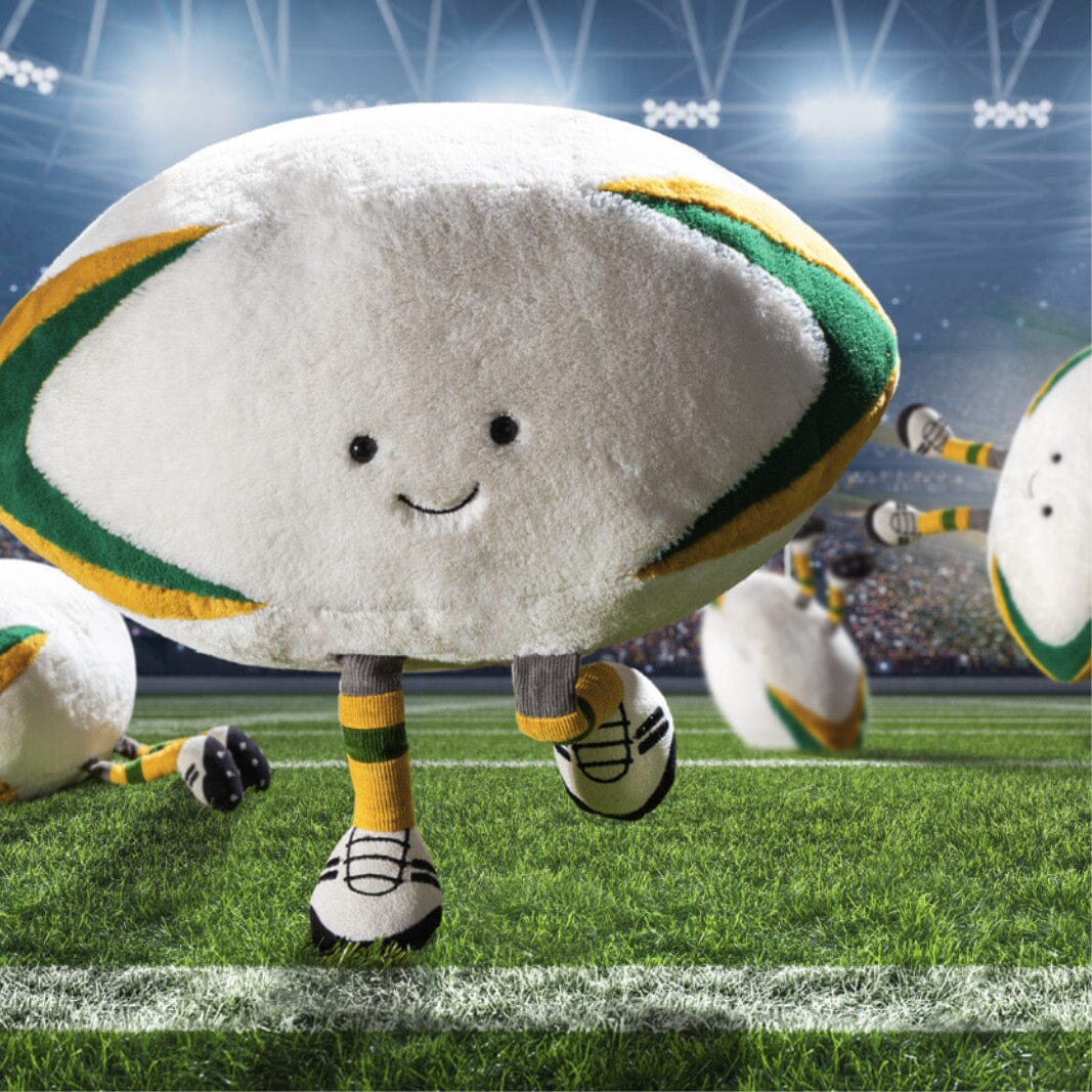 Jellycat Amuseables Sports Australian Rugby Ball