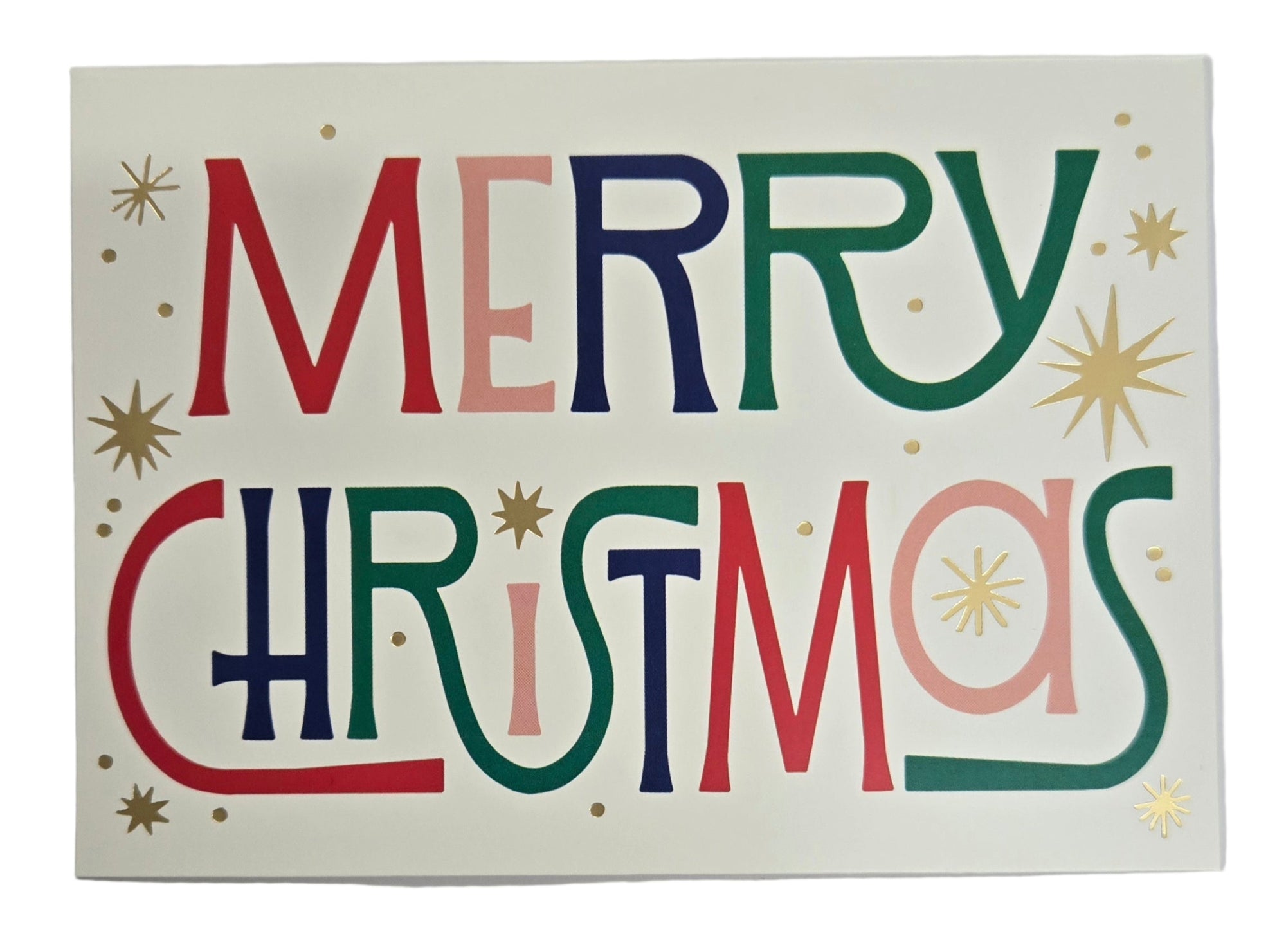 Hallmark 2025 Christmas Boxed Cards | Gold Stars