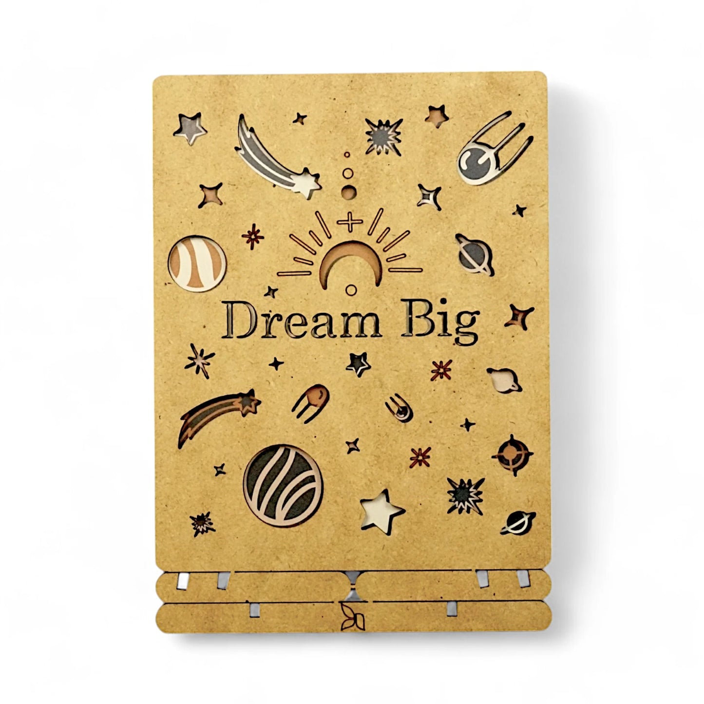 Pop-Up Art Wood Card | Dream Big Space