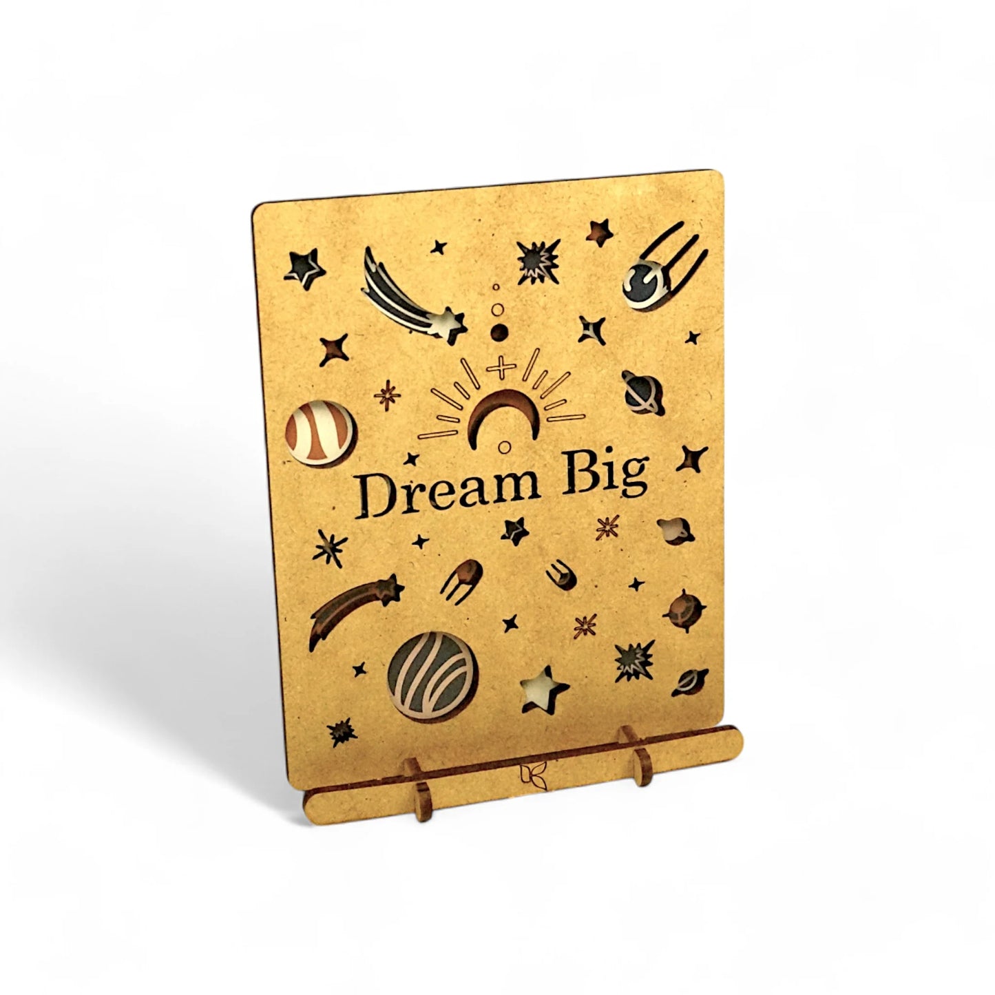 Pop-Up Art Wood Card | Dream Big Space