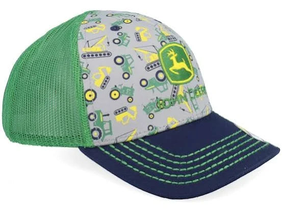 John Deere | Green Kids Print Mesh Cap