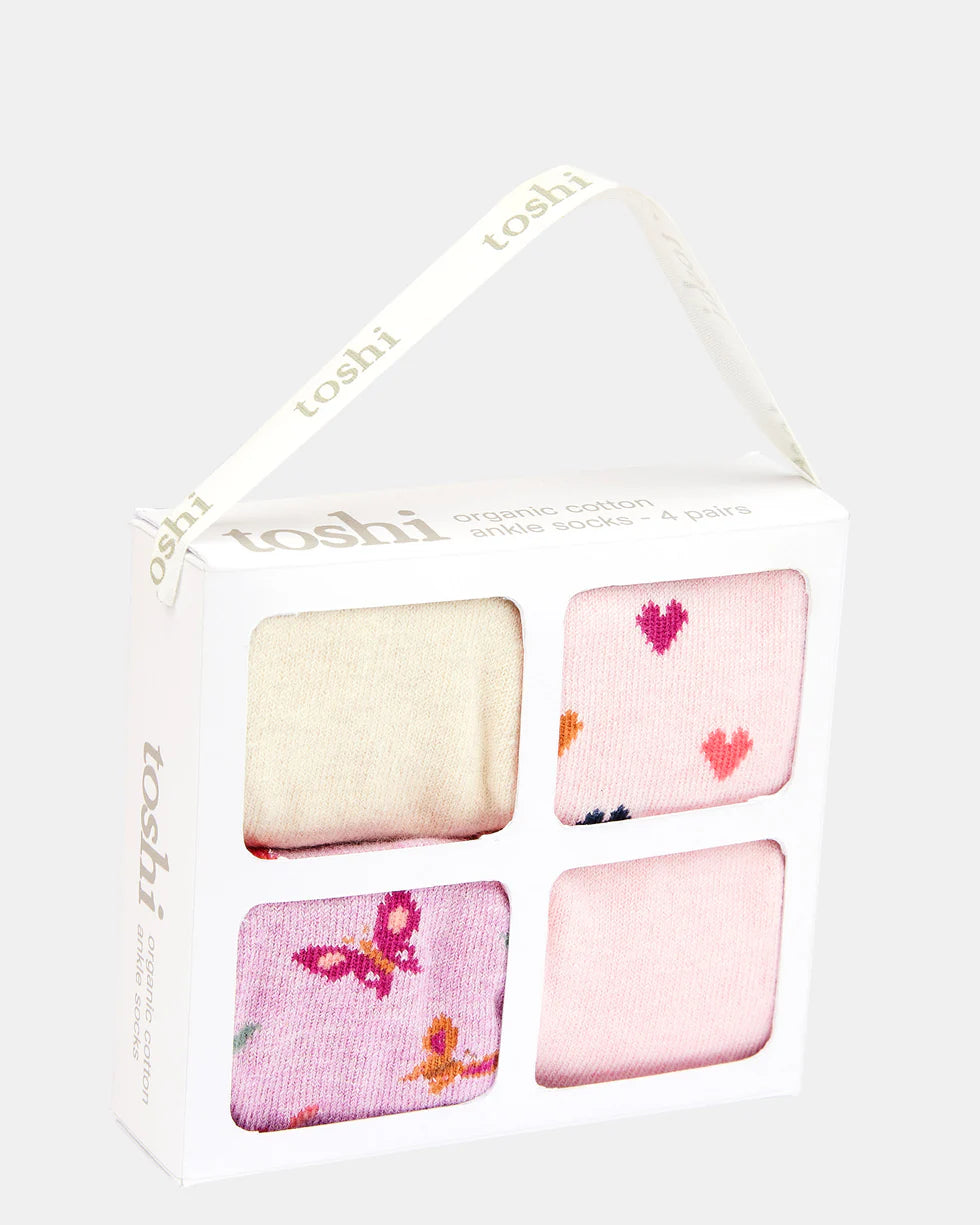 Toshi Organic Socks Gift Box | Ankle Sweetheart