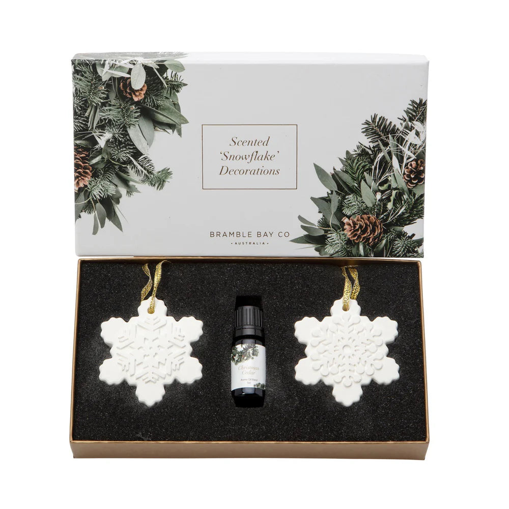 The Christmas Collection Scented Decoration 2pk | Snowflake