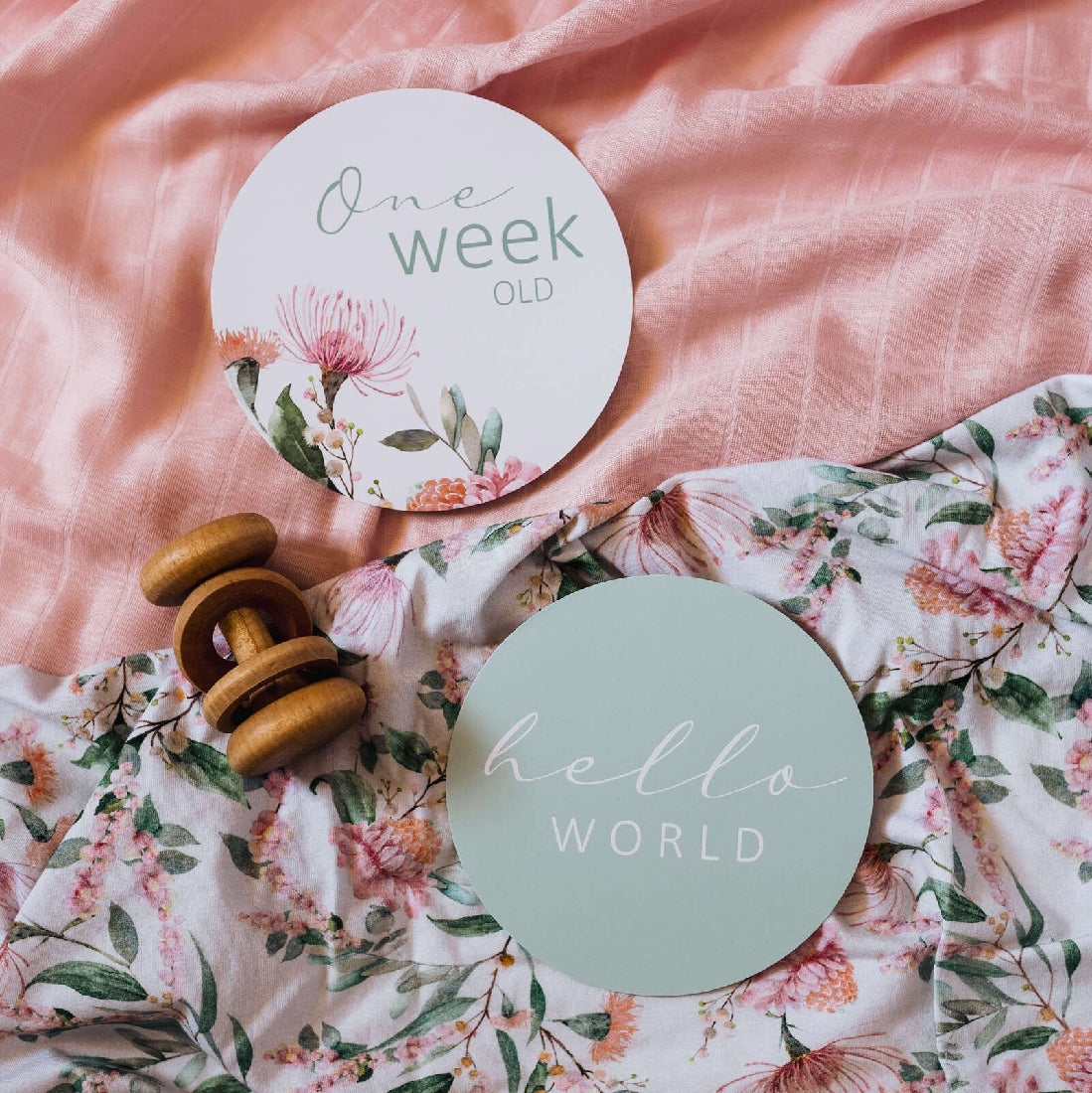 Snuggle Hunny Milestone Cards |Wattle & Sage