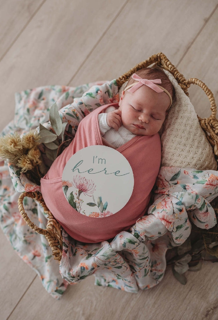 Snuggle Hunny Milestone Cards |Wattle & Sage