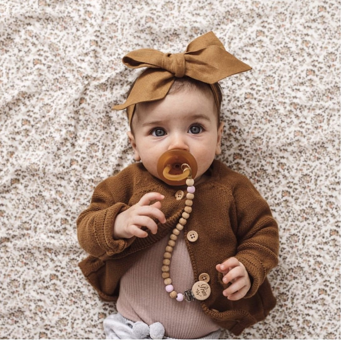 Natural Rubber Soother Round Dummy | Twin Pack 0-3months