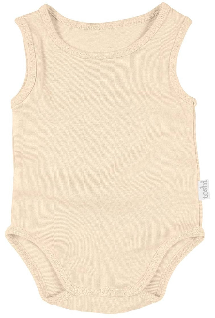 Toshi Onesie | Dreamtime Organic Almond