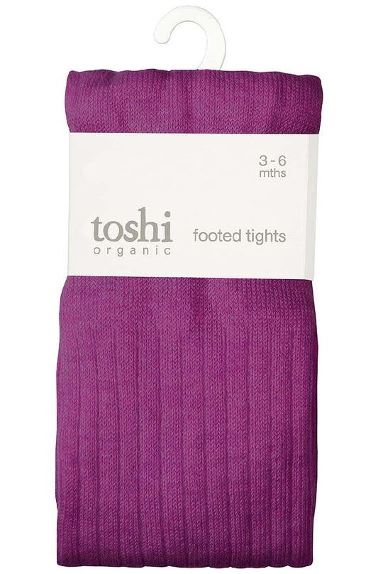 Toshi Organic Footed Tights | Dreamtime Violet
