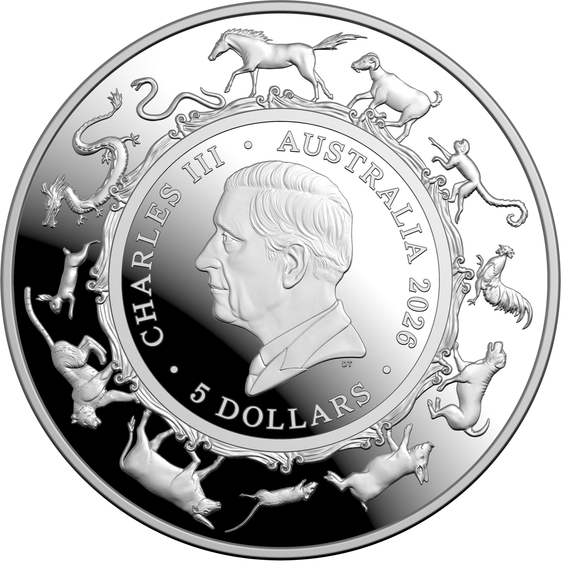 Mint Coins | Lunar Series Year of the Horse 2026 Domed Silver $5 Proof Coin