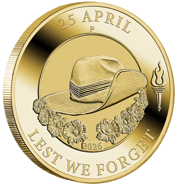 ANZAC Day 2026 Coin in Card Perth Mint