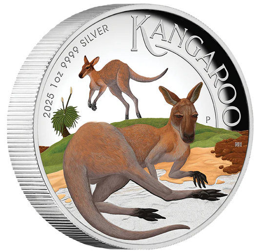 Australian Kangaroo 2025 1oz Silver Proof High Relief Coin Perth Mint
