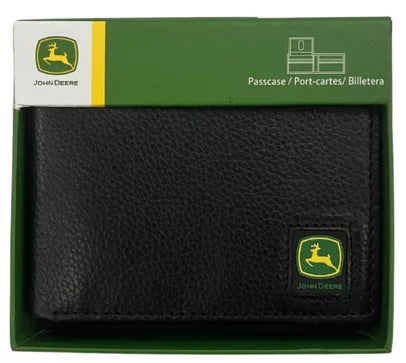 John Deere | Black Leather Wallet