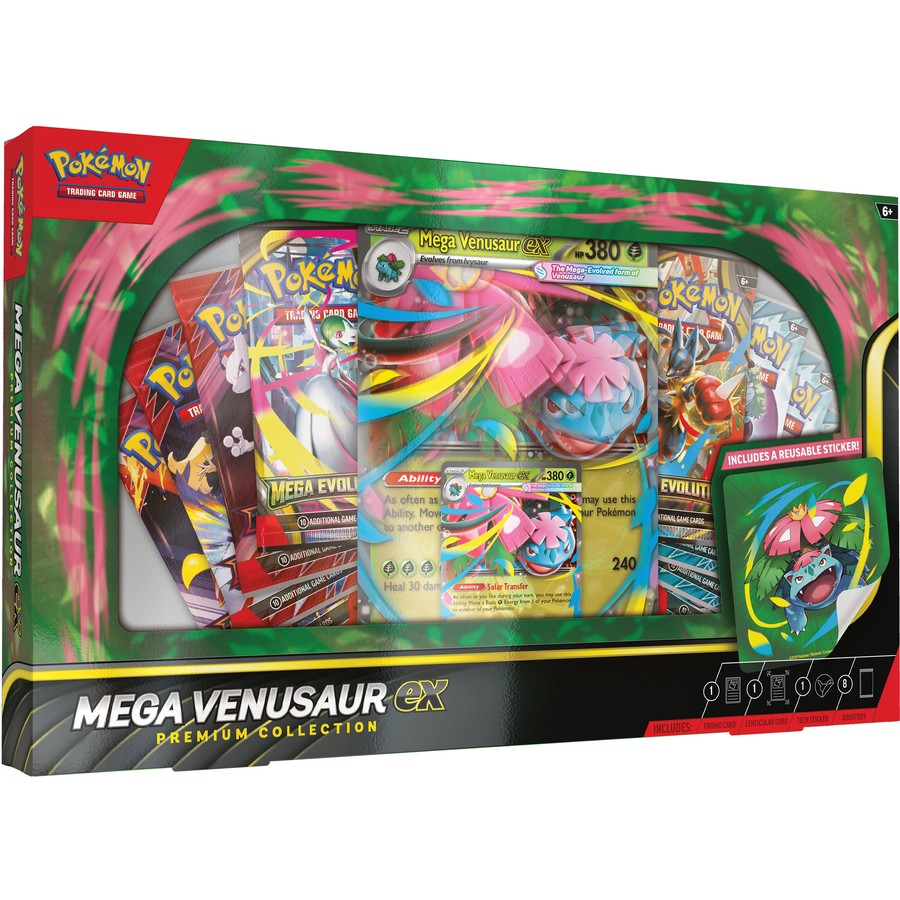 Pokemon TCG Mega Venusaur ex Premium Collection Box