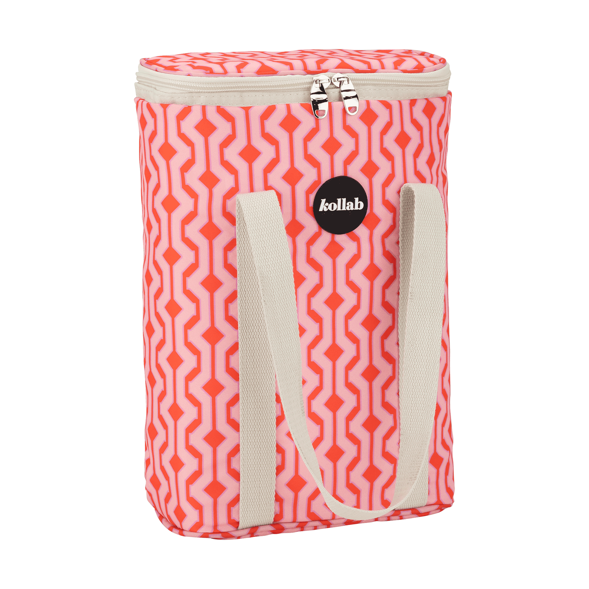 Kollab - Wine Cooler Bag Cherry Zig Zag