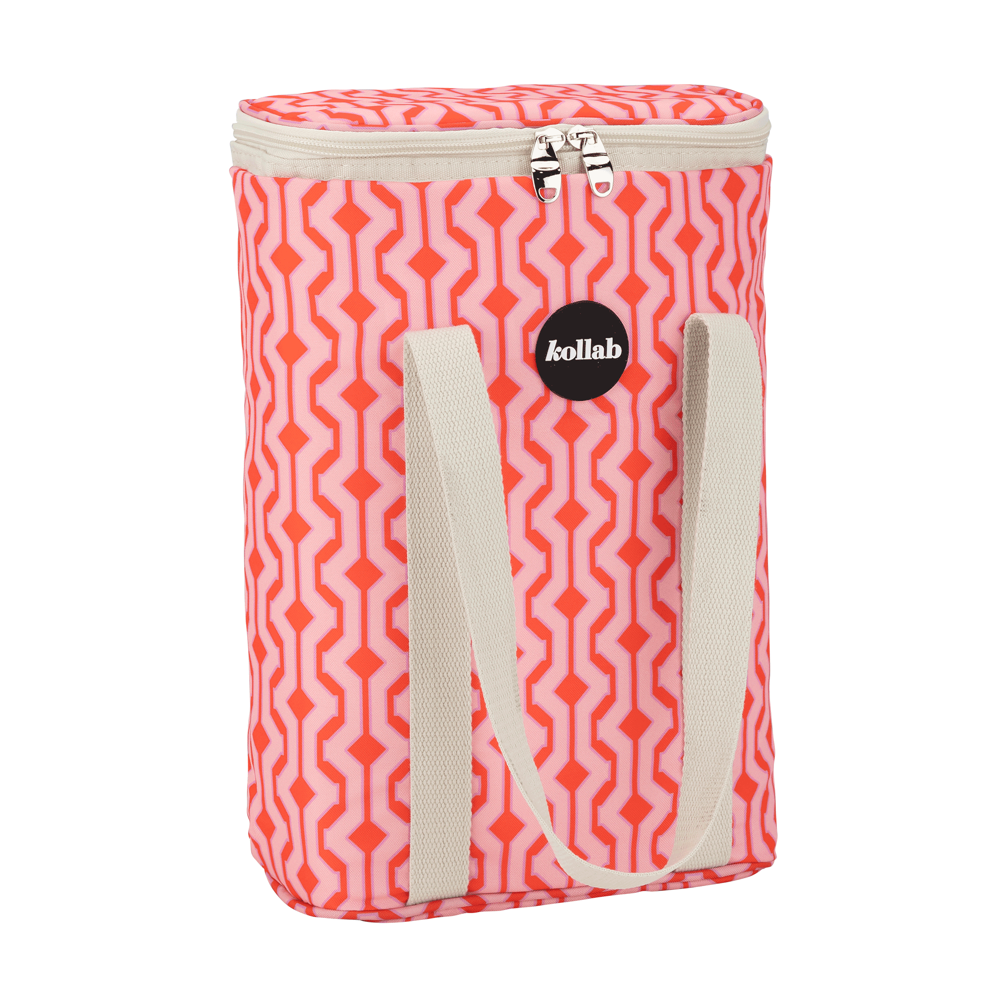 Kollab - Wine Cooler Bag Cherry Zig Zag