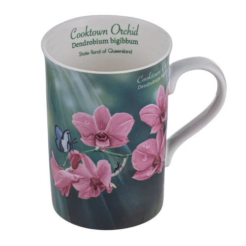 Ashdene Botanical Emblems Mug | Cooktown Orchid