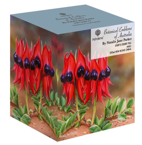 Ashdene Botanical Emblems Mug | Sturt's Desert Pea