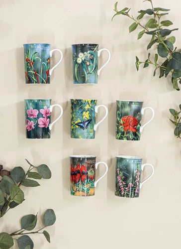 Ashdene Botanical Emblems Mug | Sturt's Desert Pea