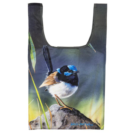 Ashdene Australian Small Birds Collection Shopping Bag | Blue Wren