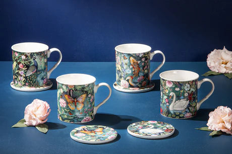 Ashdene Zen Garden Collection Mug & Coaster | Swan
