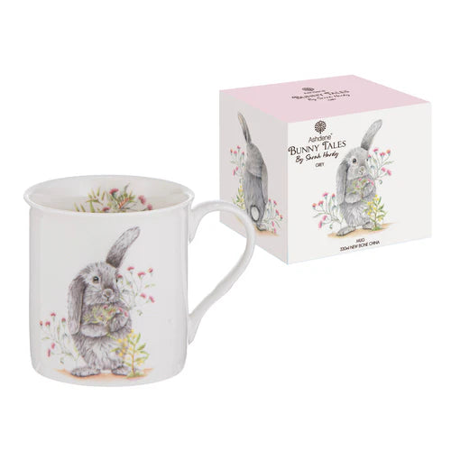 Ashdene Bunny Tales Collection Mug | Grey