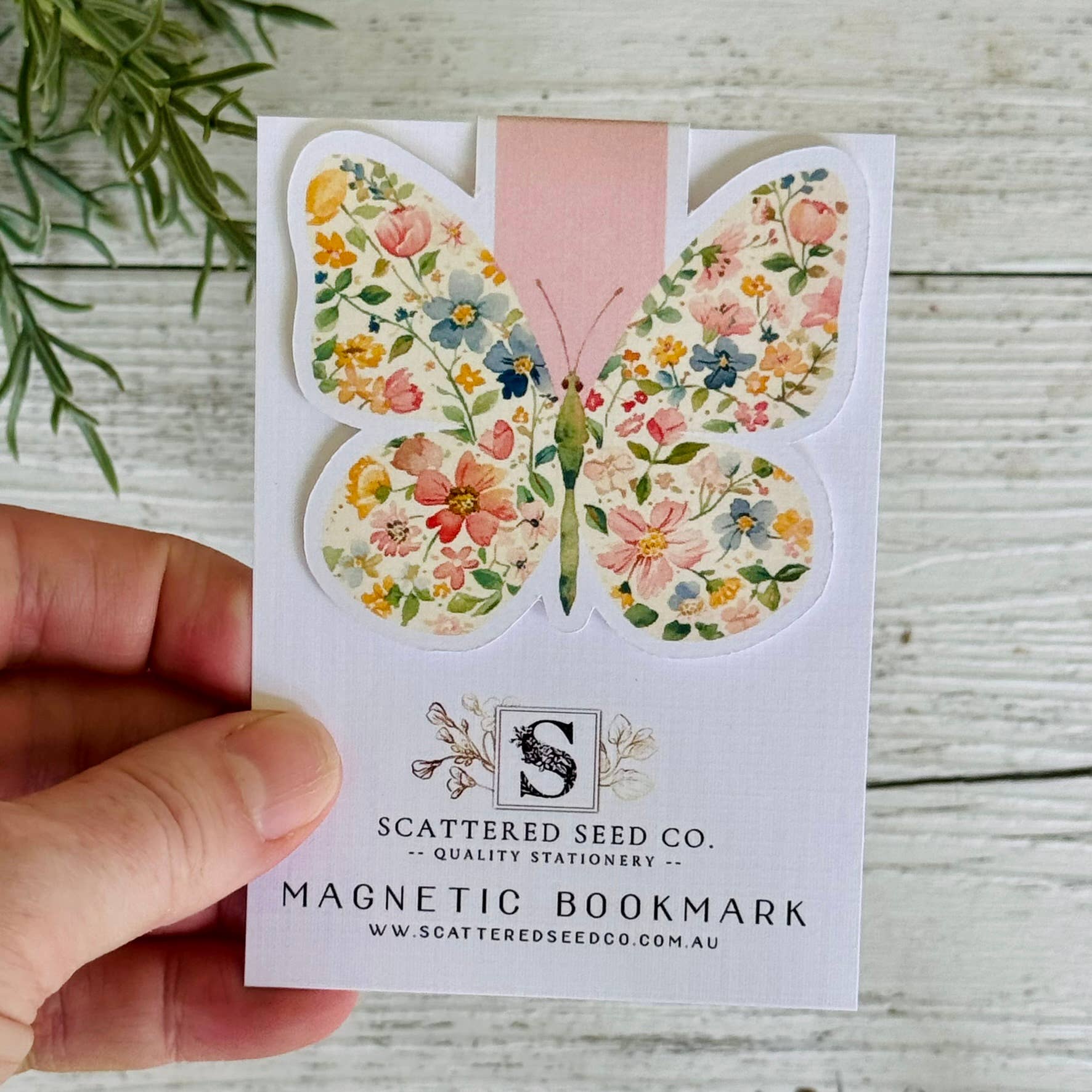 Pastel Butterfly Magnetic Bookmarks