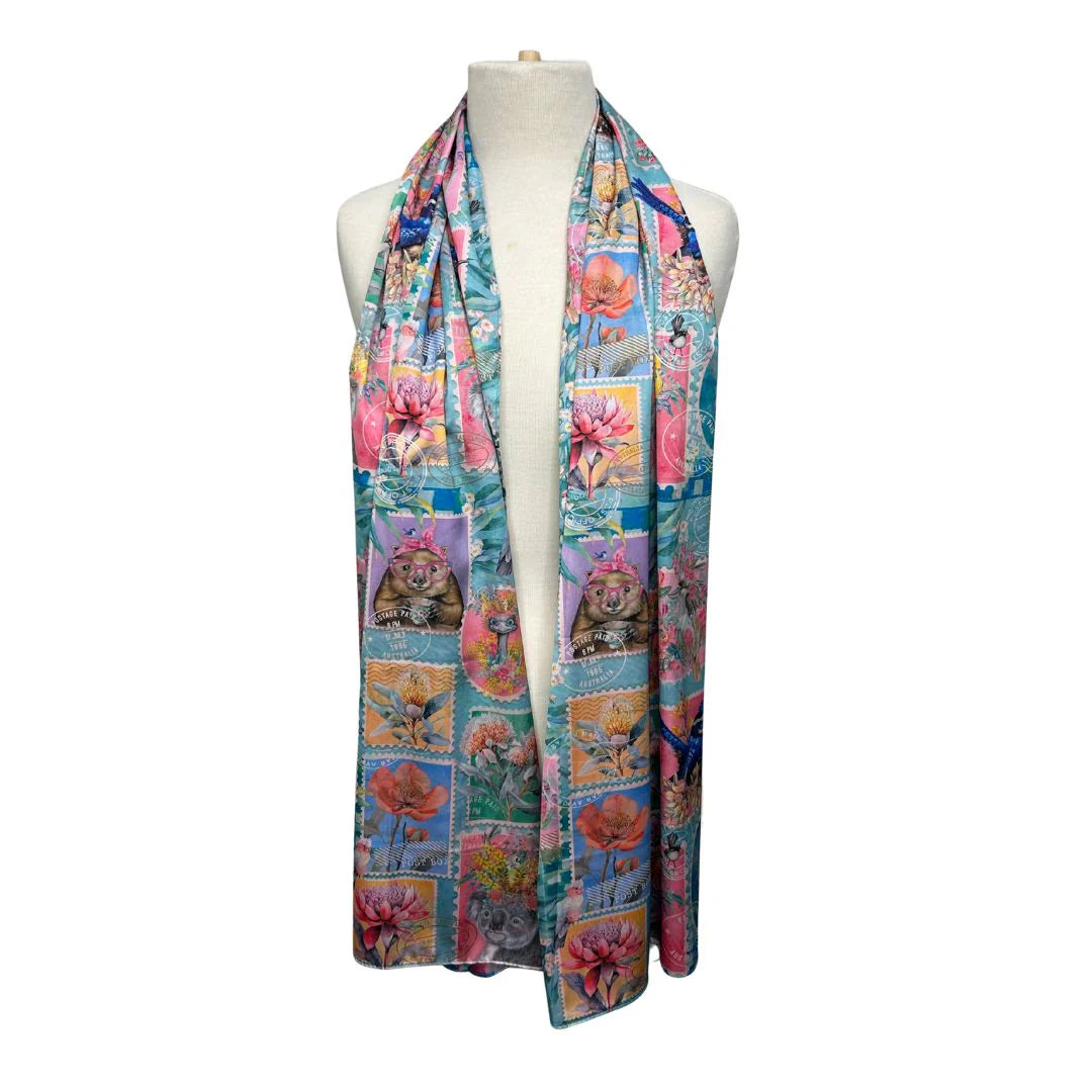 Lisa Pollock Reversible Artistry Scarf Wrap | Pretty Postage