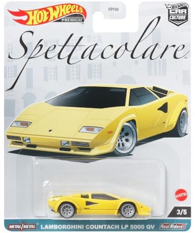 Hot Wheels Premium Spettacolare Car | Lamborghini Countach LP 5000 QV