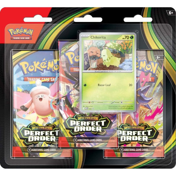 Pokemon TCG Perfect Order Three Booster Blister