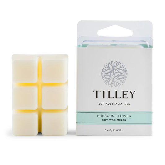Tilley Square Soy Wax Melts | Hibiscus Flower