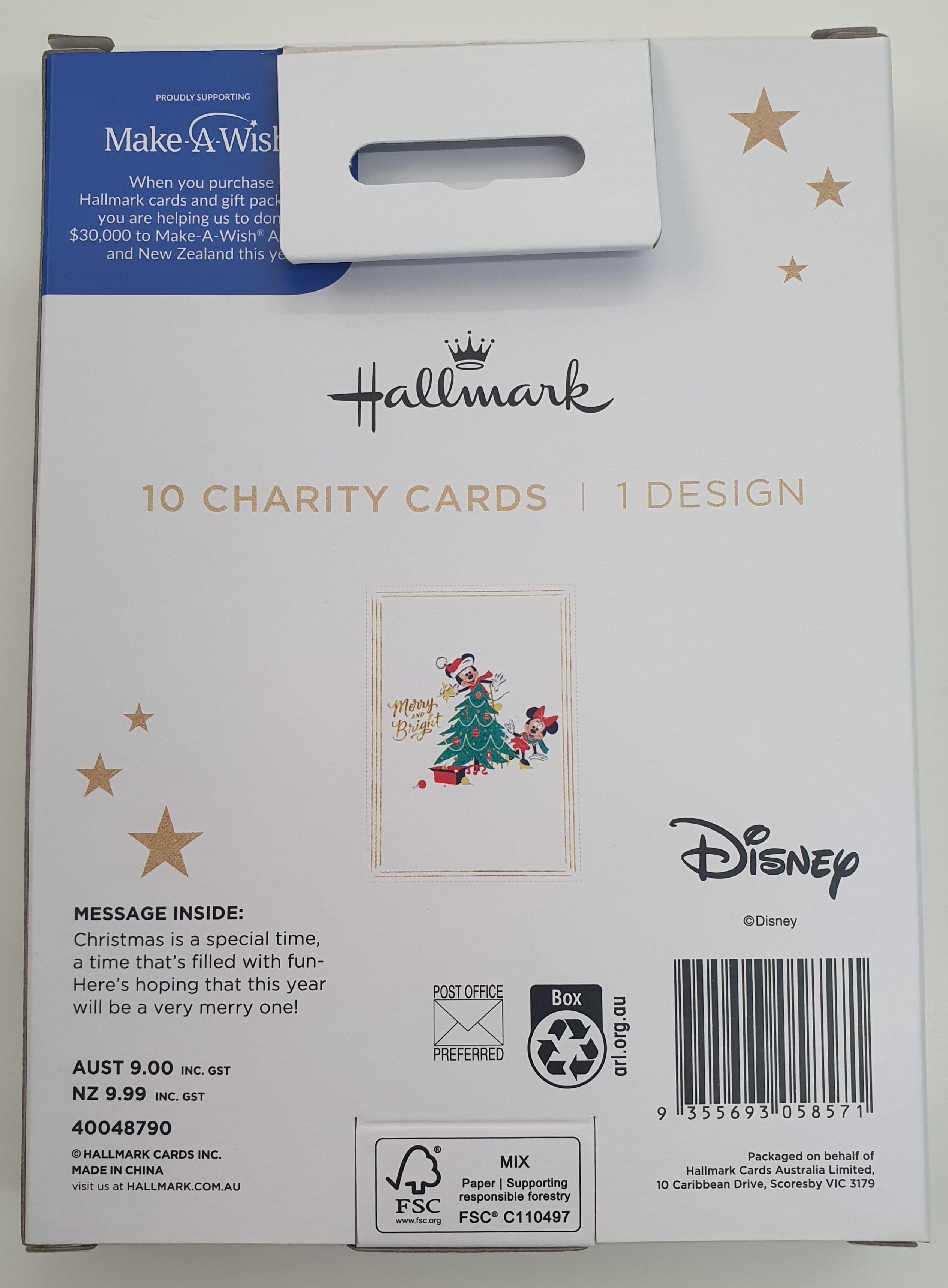 Hallmark 2025 Christmas Boxed Cards | Mickey and Minnie