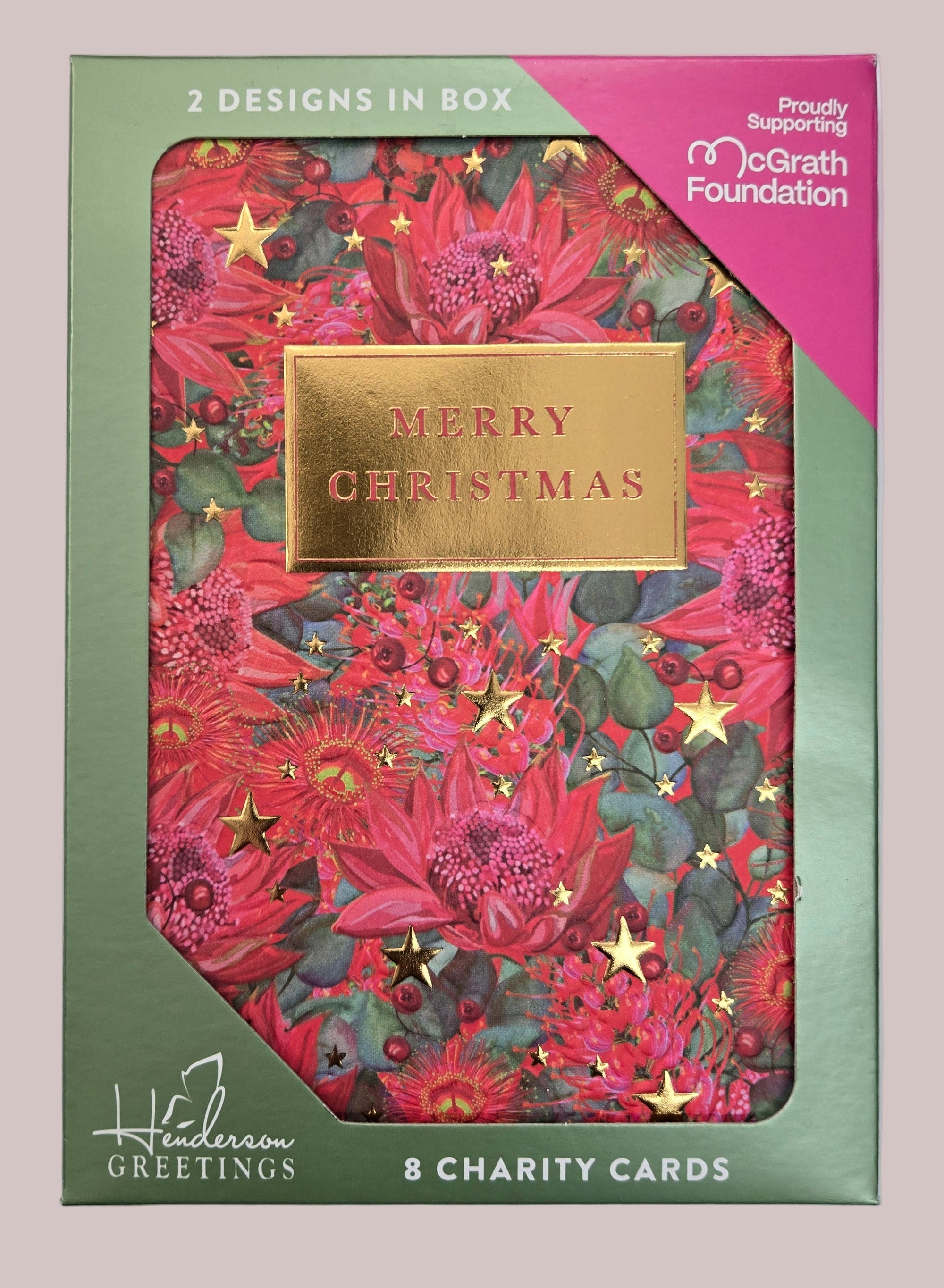 Henderson Greetings 2025 Christmas Boxed Cards | Aust Floral