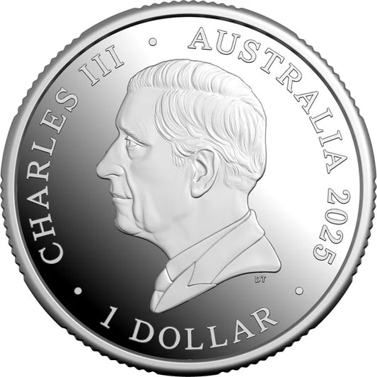Mint Coins | 60th Anniversary of the Royal Australian Mint 2025 $1 'C' Mintmark Silver Proof Coin