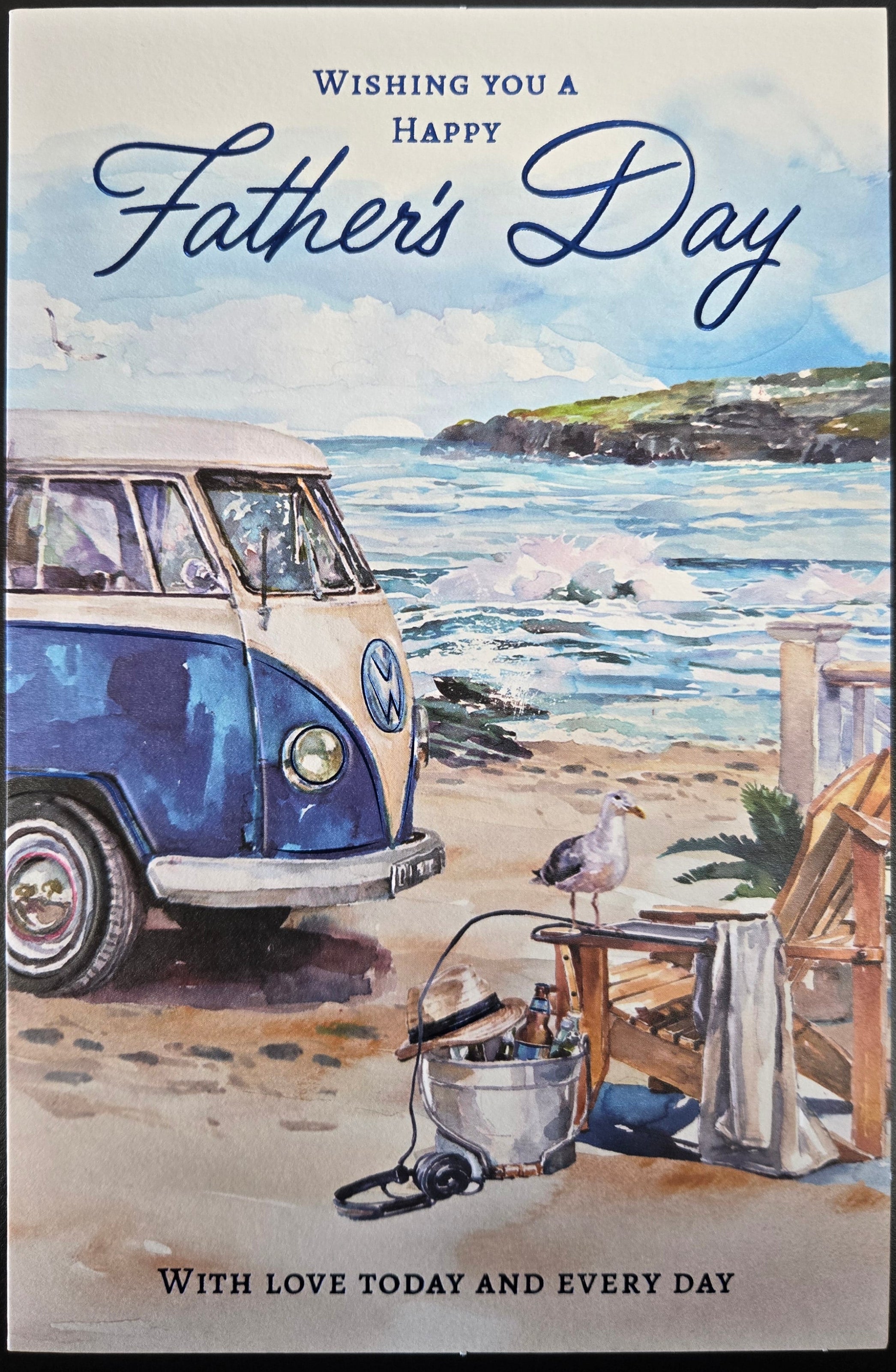 Fathers Day Card | Campervan Chilling Scene