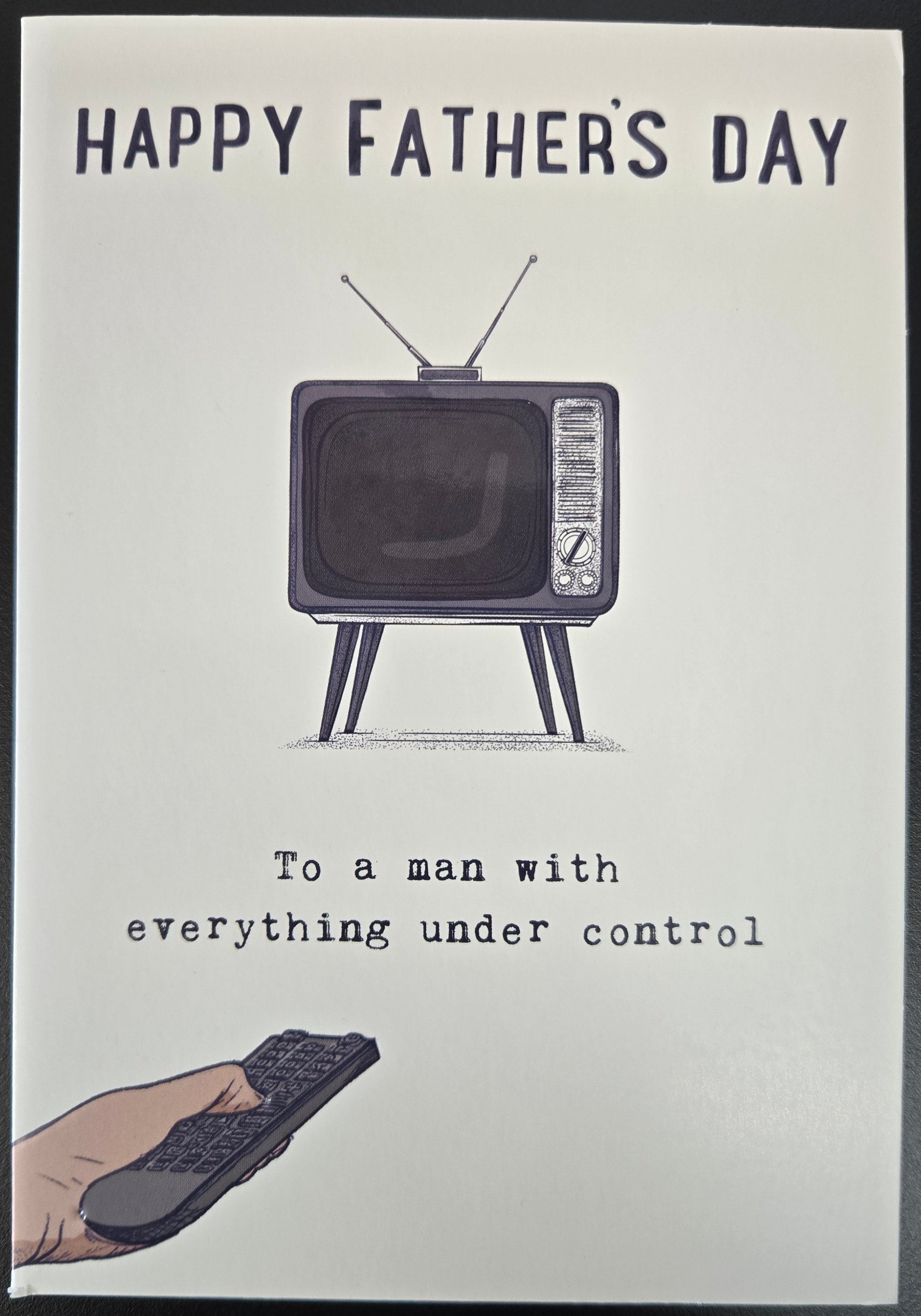 Fathers Day Card | Retro TV Control