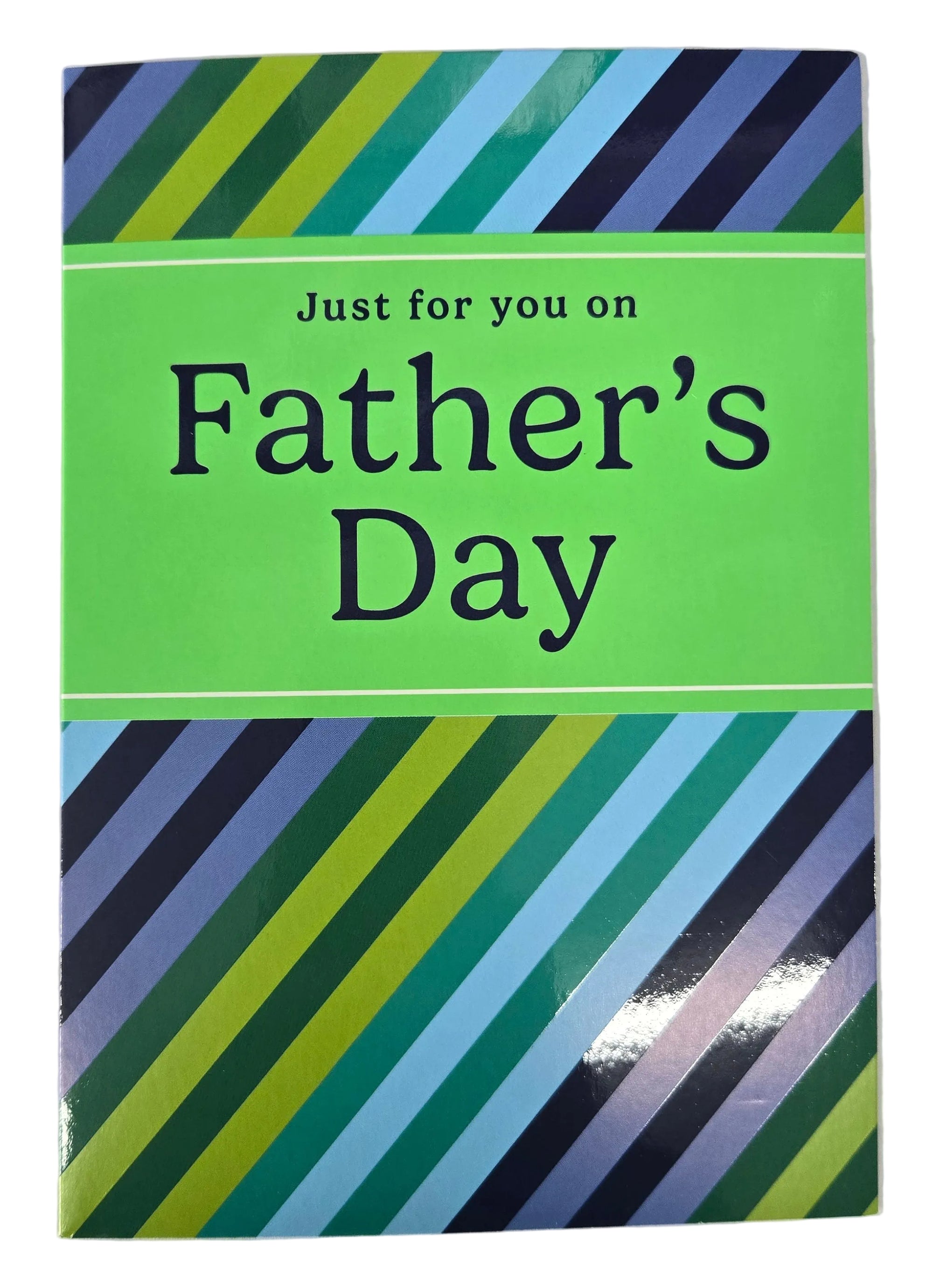 Fathers Day Blue & Green Stripe