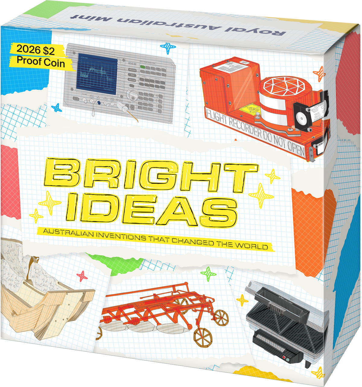 Mint Coins | Bright Ideas Aussie Inventions $2 Proof Coin