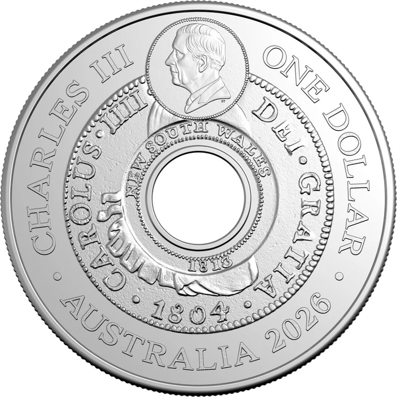 Mint Coins | 2026 Holey Dollar $1 Uncirculated Coin