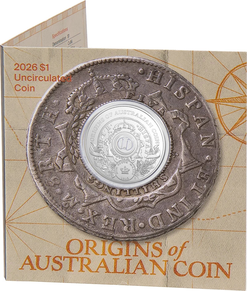 Mint Coins | 2026 Holey Dollar $1 Uncirculated Coin