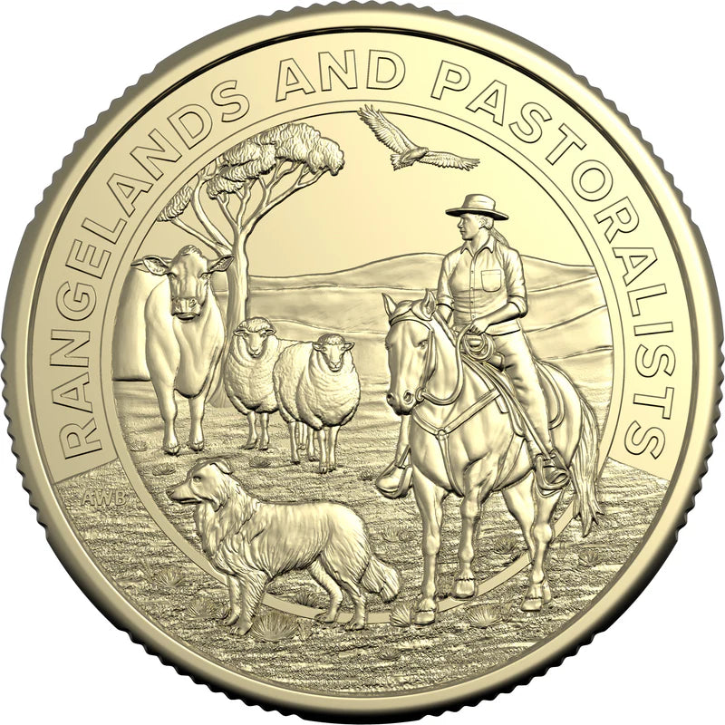 Mint Coins | Heart and Soul of Australia International Year of Rangelands and Pastoralist 2026 $1 Uncirculated Coin in Card