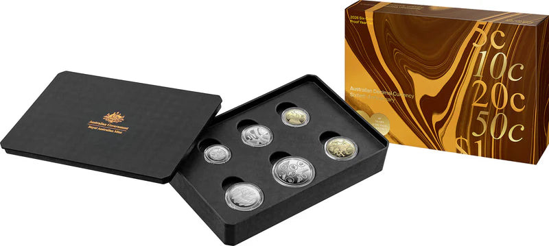 Mint Coin | Australian Decimal Currency 60th Anniversary 2026 Six Coin Proof Year Set