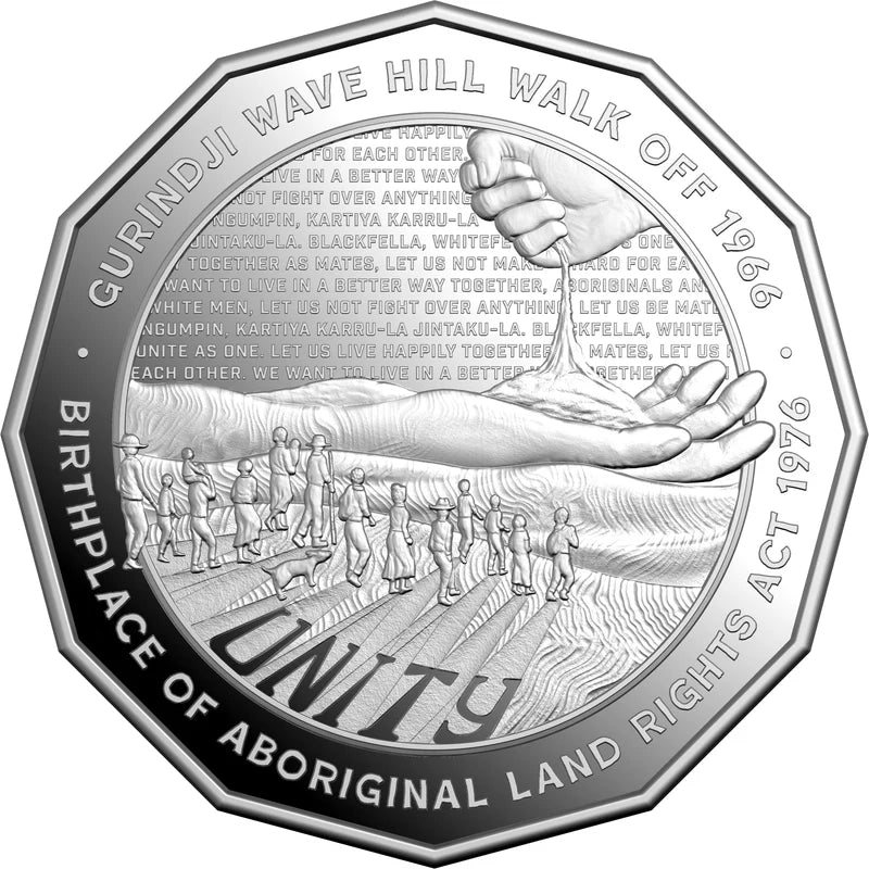 Mint Coins | Wave Hill Walk Off & Aboriginal Rights 2026 50 cent SIlver Proof Coin