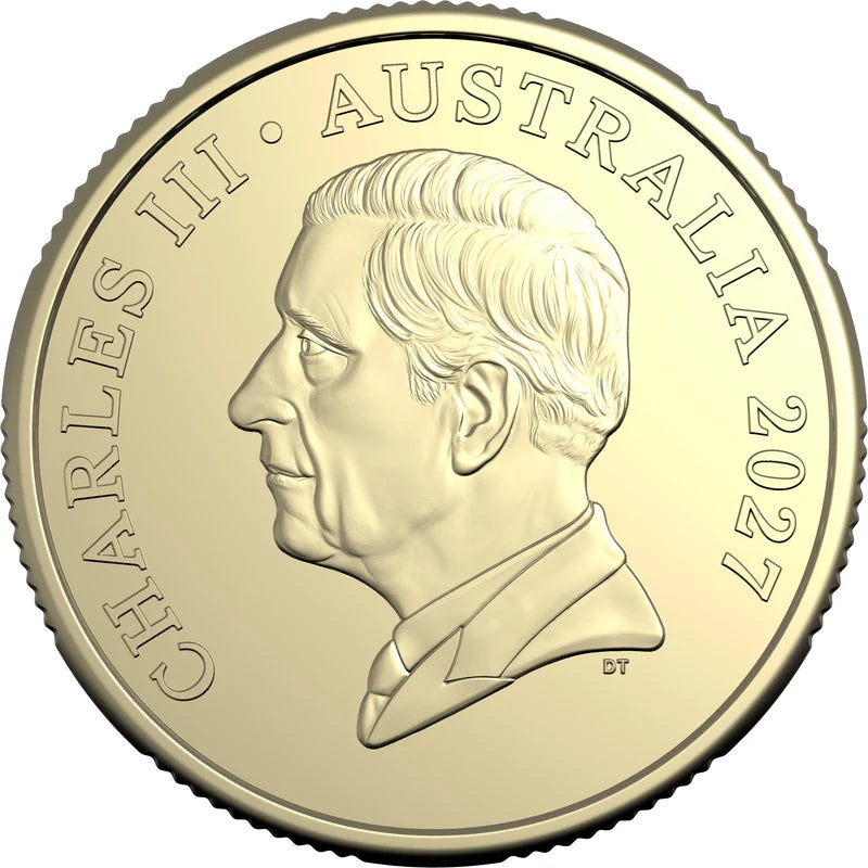 Mint Coins | Bluey Cricket 2027 $1 Coloured Uncirculated Coin in Card